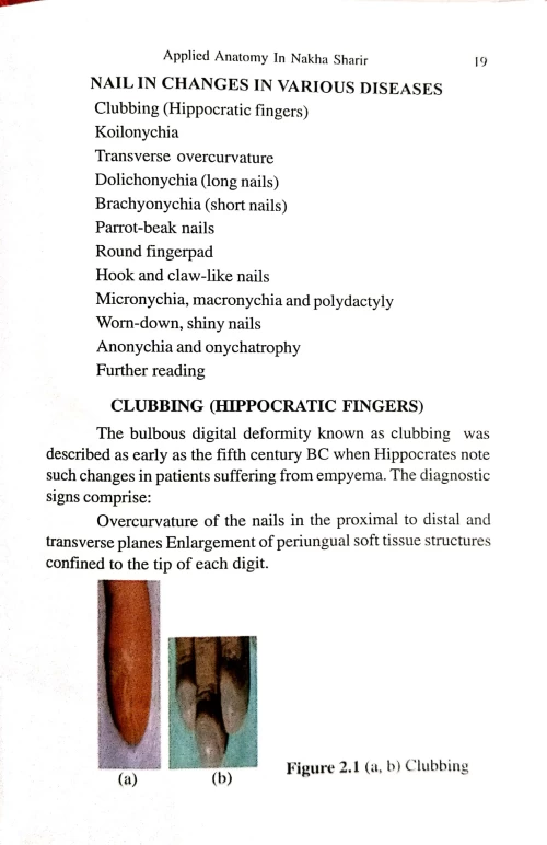 Applied Anatomy In Nakha Sharira